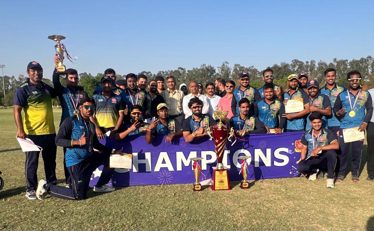 Eastern Railway defeated South Western Railway to win the All India Railway Cricket Competition